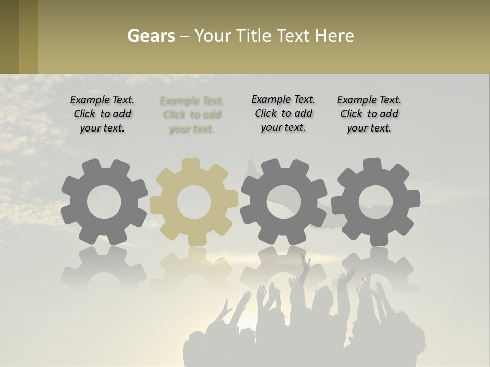 Old Mother Sunset PowerPoint Template