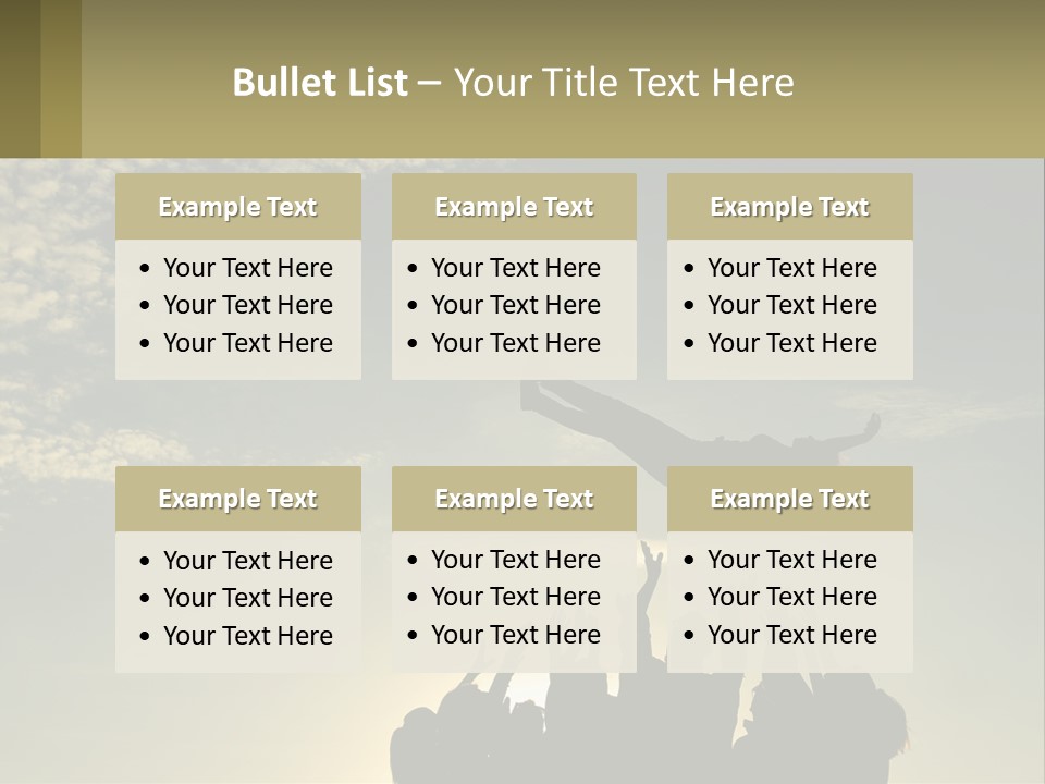 Old Mother Sunset PowerPoint Template