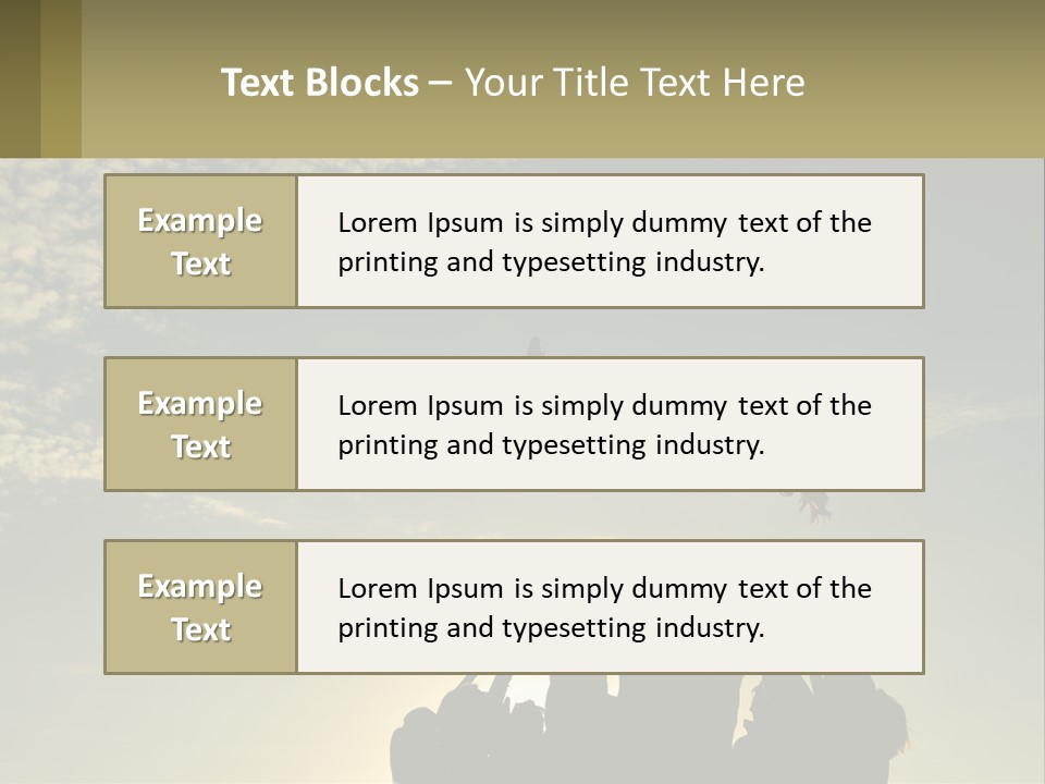 Old Mother Sunset PowerPoint Template
