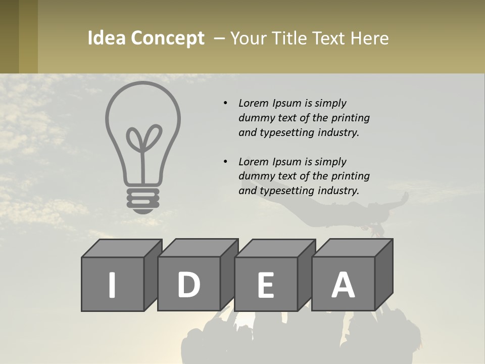 Old Mother Sunset PowerPoint Template