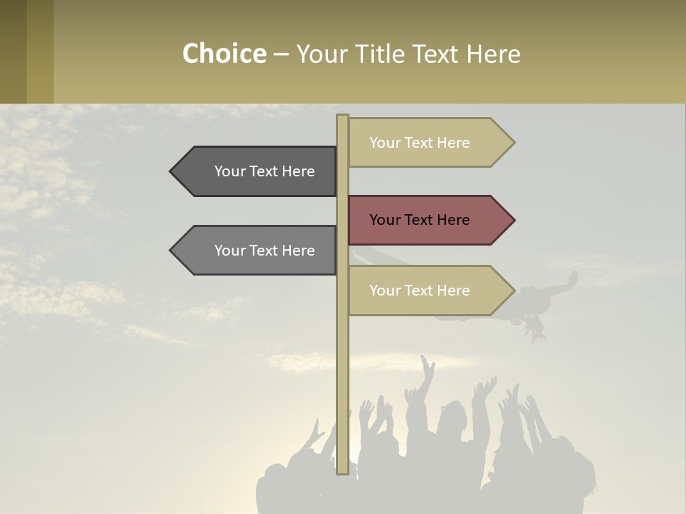 Old Mother Sunset PowerPoint Template