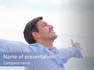 Sad Sea Wave PowerPoint Template