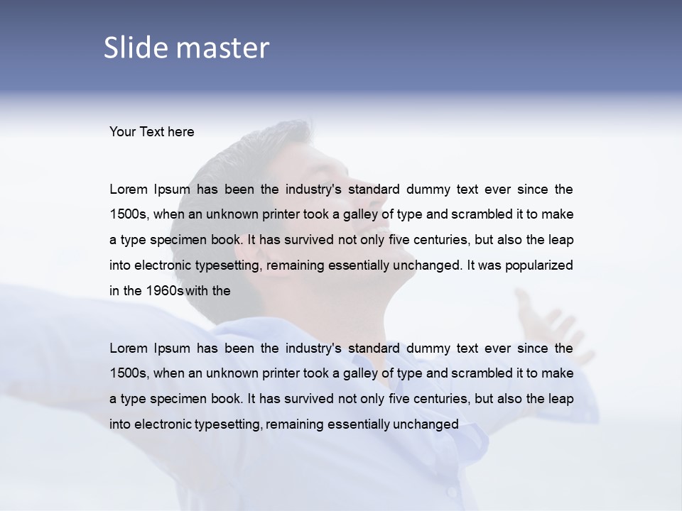 Sad Sea Wave PowerPoint Template