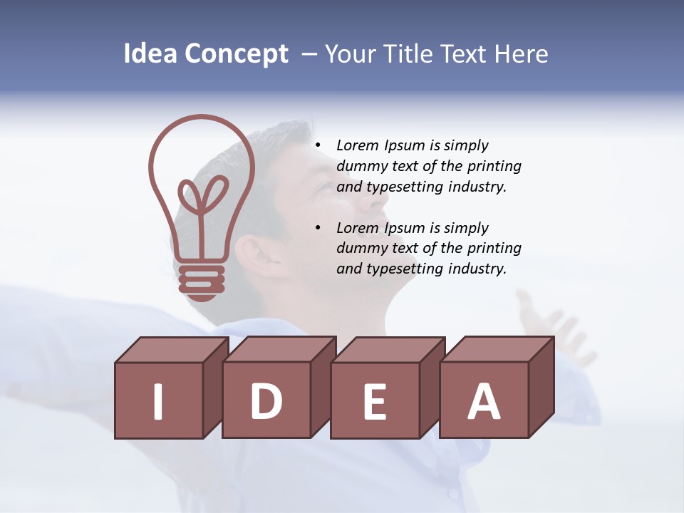 Sad Sea Wave PowerPoint Template