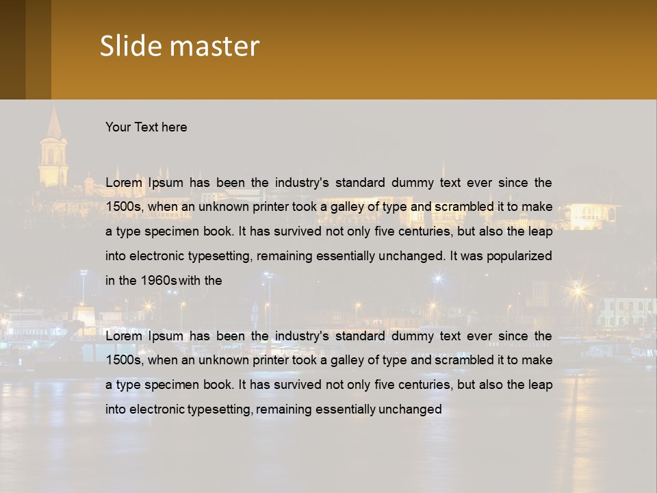 Sad Sunrise Retirement PowerPoint Template