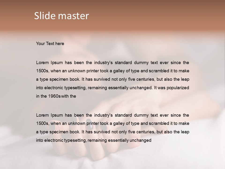 Family Sand Elderly PowerPoint Template