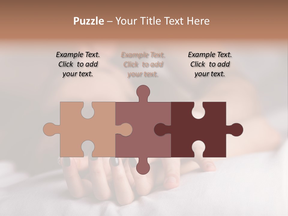 Family Sand Elderly PowerPoint Template