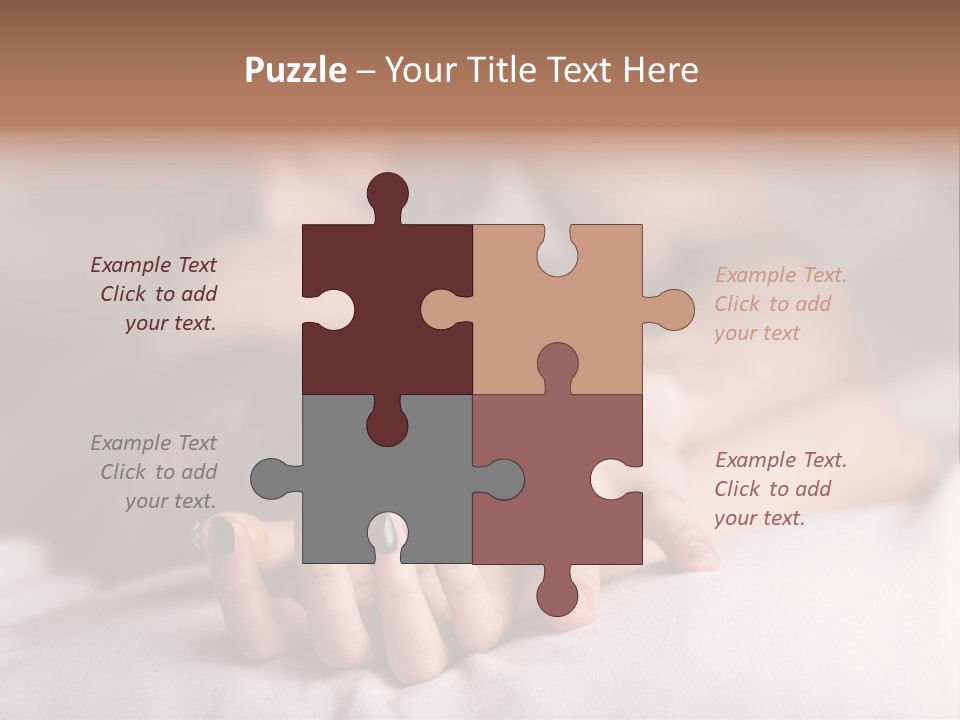 Family Sand Elderly PowerPoint Template