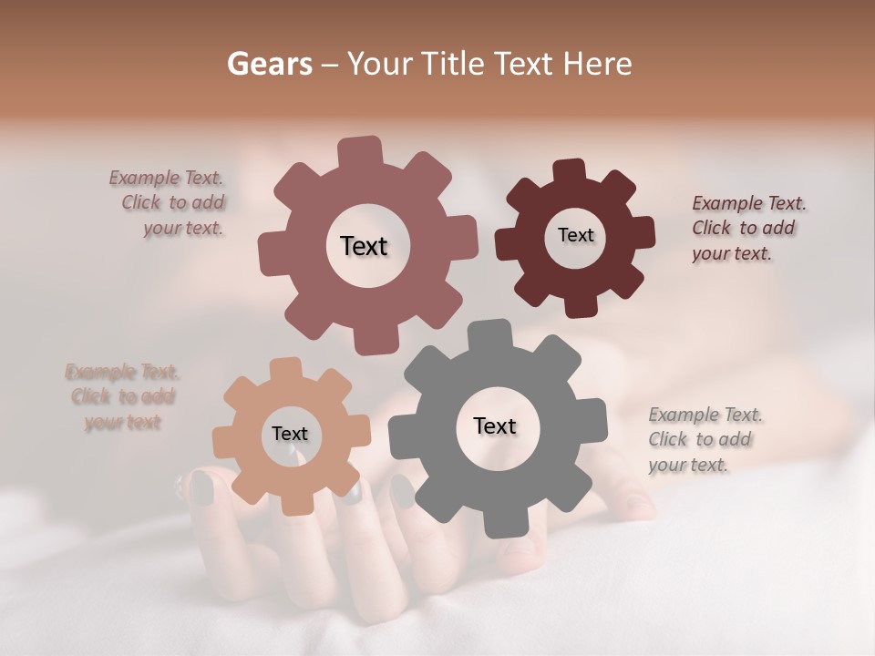 Family Sand Elderly PowerPoint Template