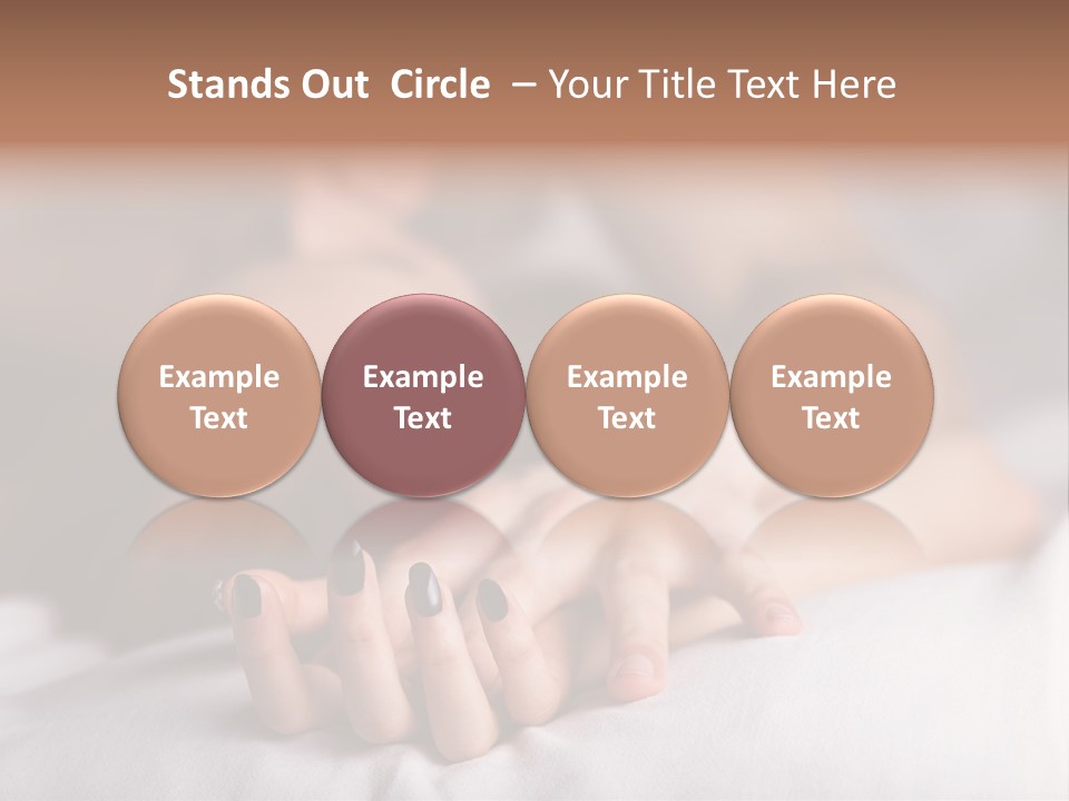 Family Sand Elderly PowerPoint Template