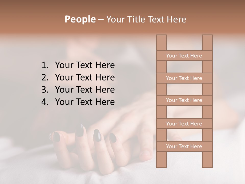 Family Sand Elderly PowerPoint Template