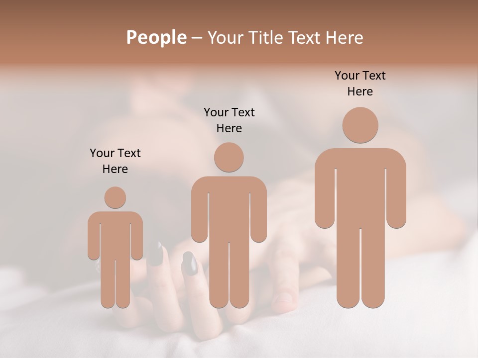 Family Sand Elderly PowerPoint Template