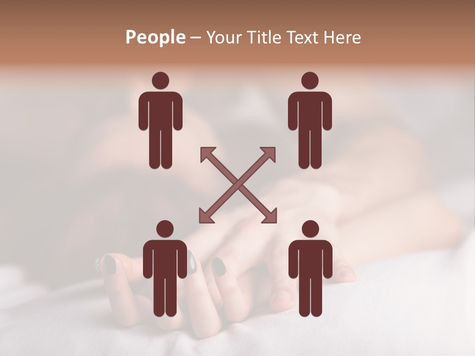 Family Sand Elderly PowerPoint Template