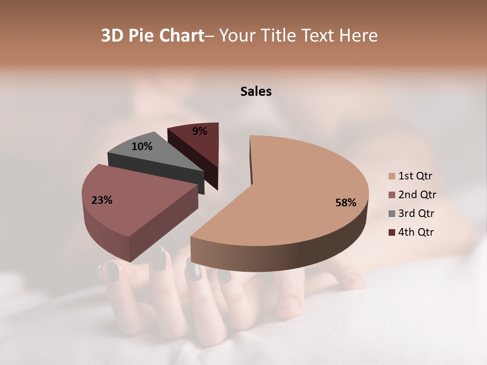 Family Sand Elderly PowerPoint Template