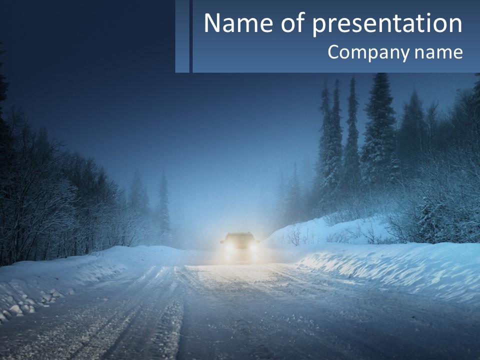 Pensioner White Water PowerPoint Template