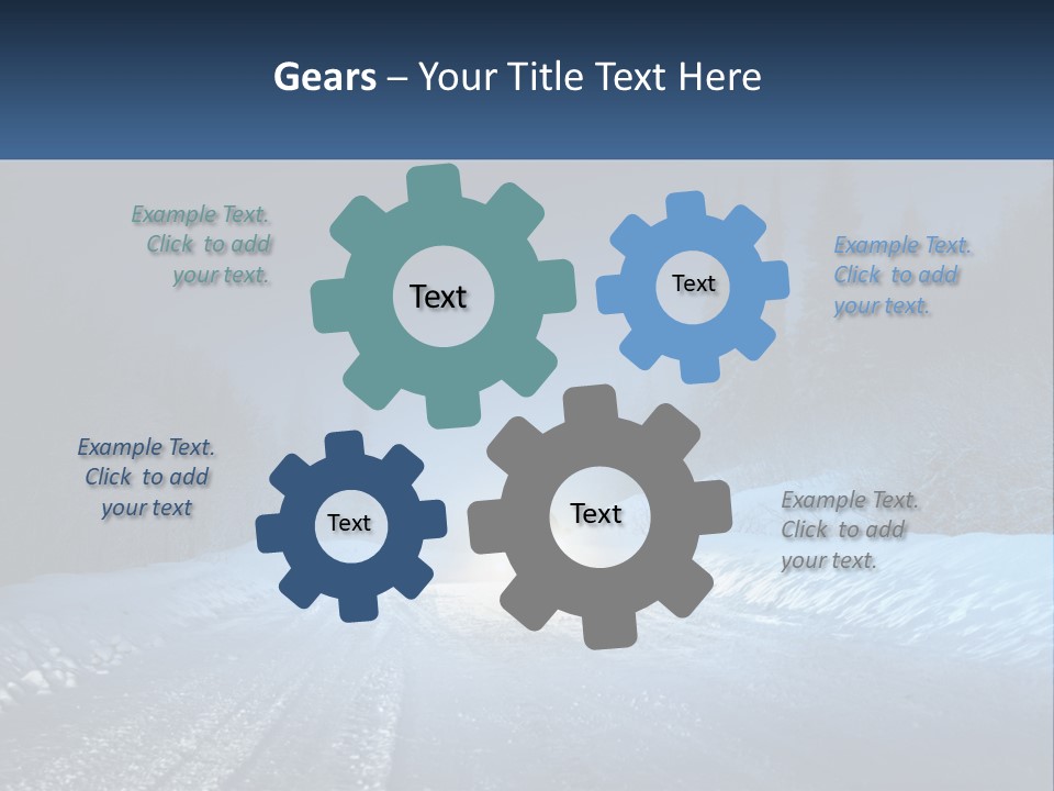 Pensioner White Water PowerPoint Template