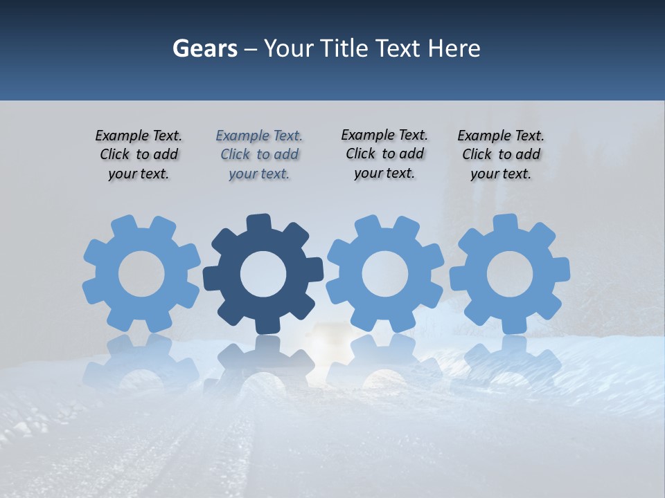 Pensioner White Water PowerPoint Template