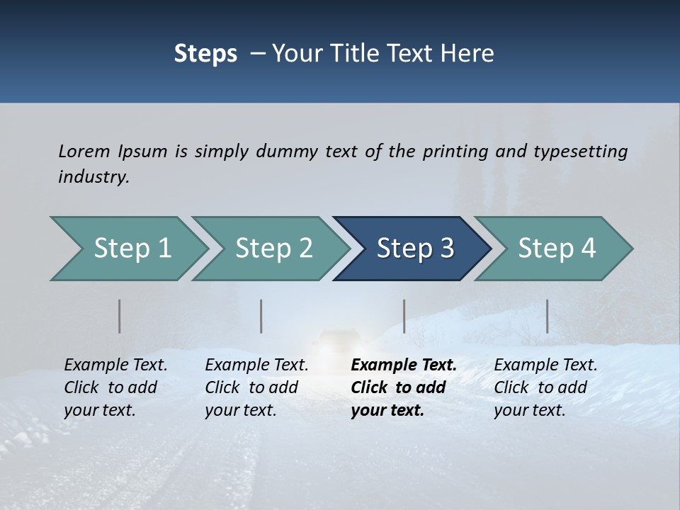 Pensioner White Water PowerPoint Template