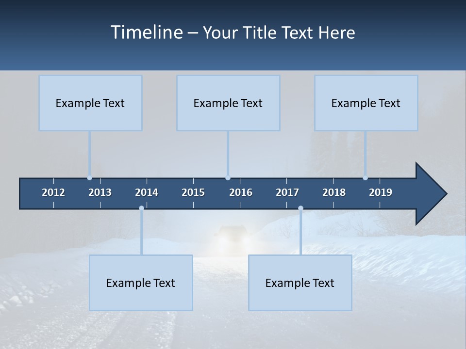 Pensioner White Water PowerPoint Template