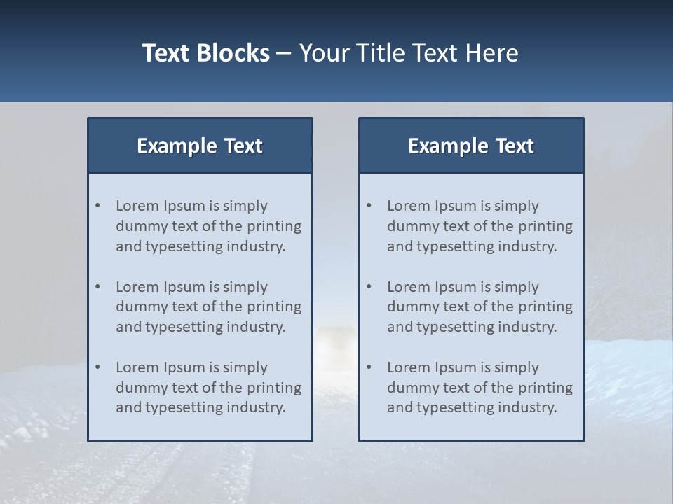 Pensioner White Water PowerPoint Template