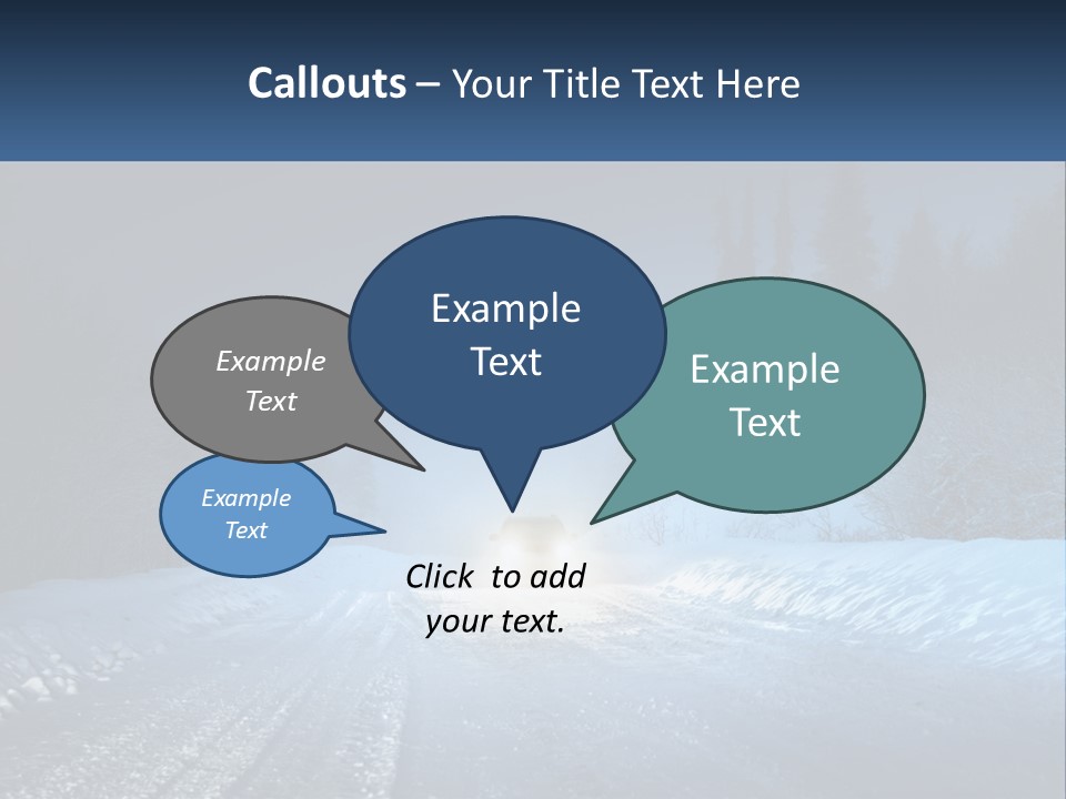 Pensioner White Water PowerPoint Template