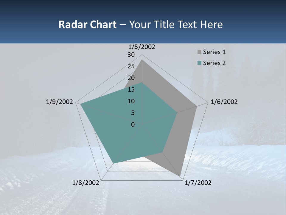 Pensioner White Water PowerPoint Template