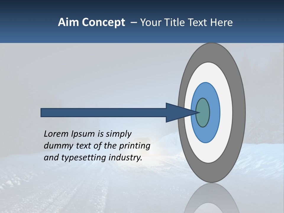 Pensioner White Water PowerPoint Template