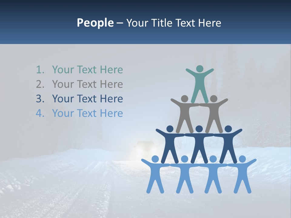 Pensioner White Water PowerPoint Template