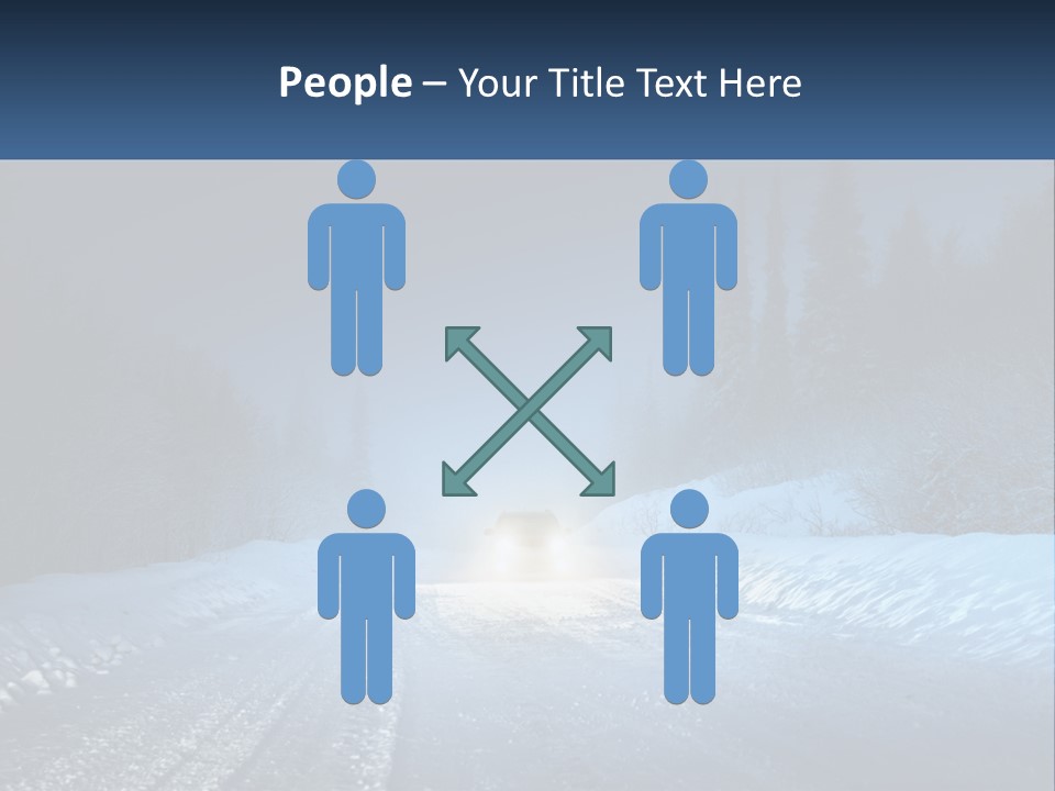 Pensioner White Water PowerPoint Template