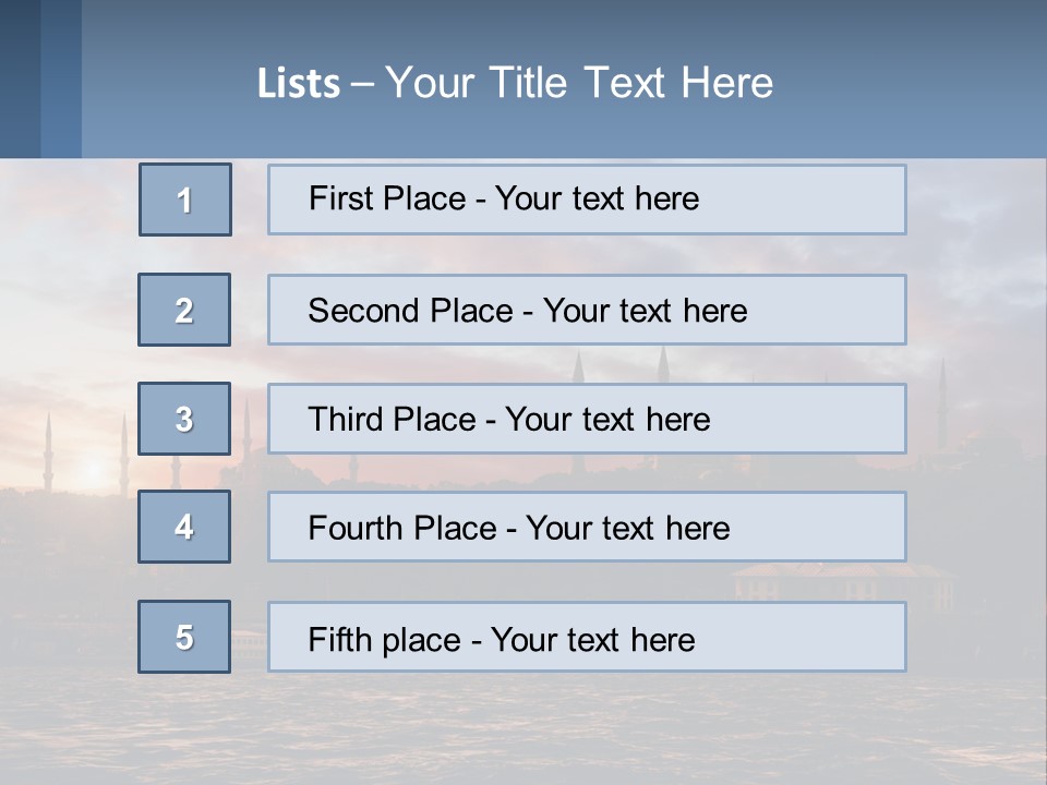Coast Standing Calm PowerPoint Template