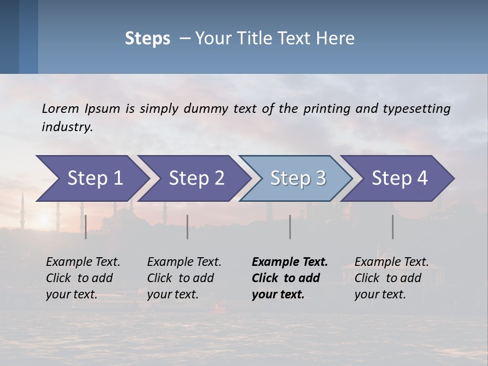 Coast Standing Calm PowerPoint Template