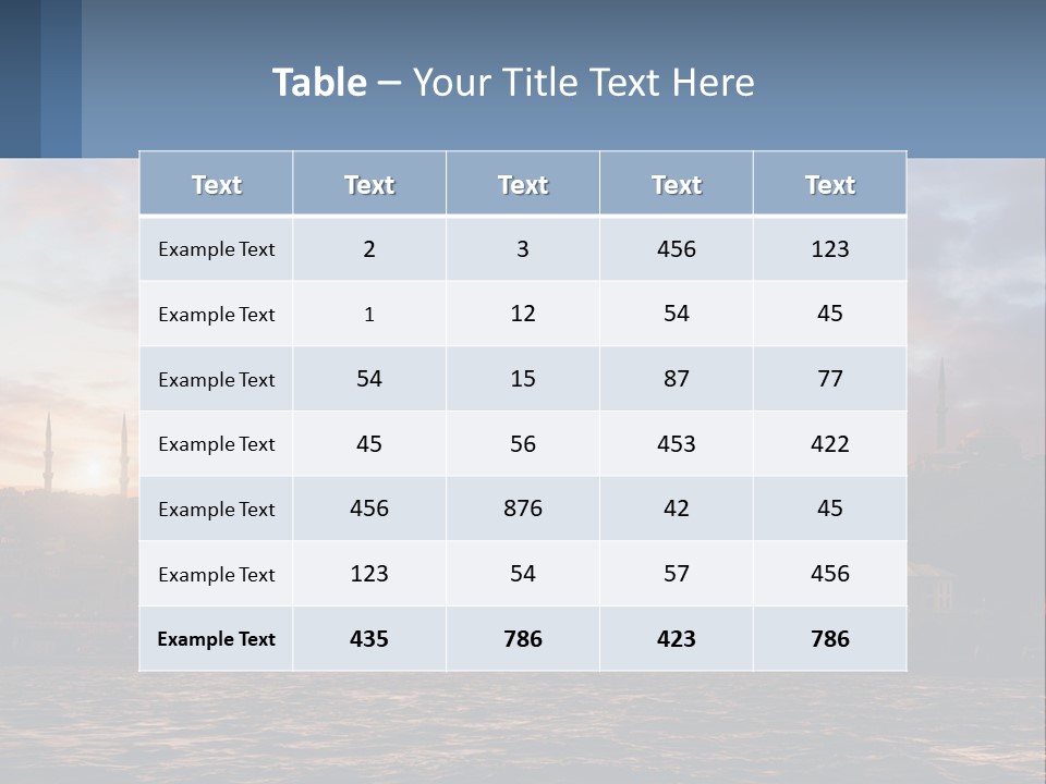 Coast Standing Calm PowerPoint Template