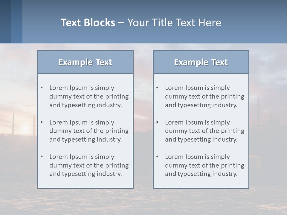 Coast Standing Calm PowerPoint Template
