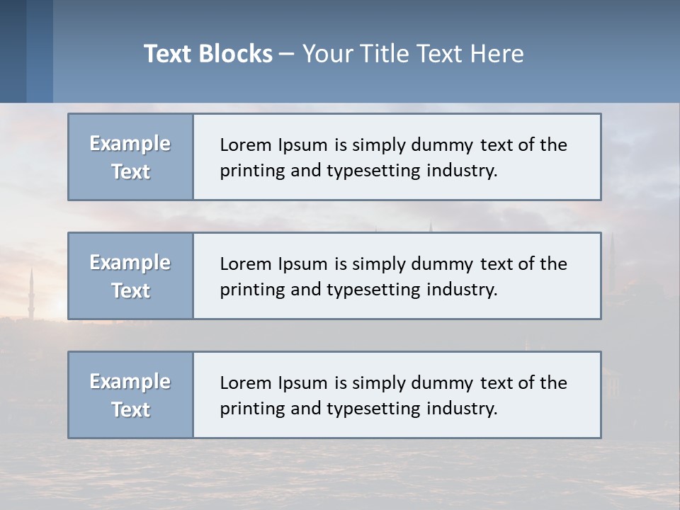 Coast Standing Calm PowerPoint Template