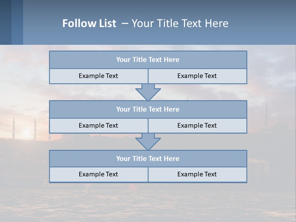 Coast Standing Calm PowerPoint Template