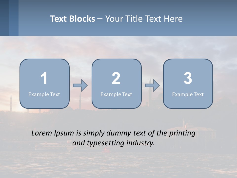 Coast Standing Calm PowerPoint Template