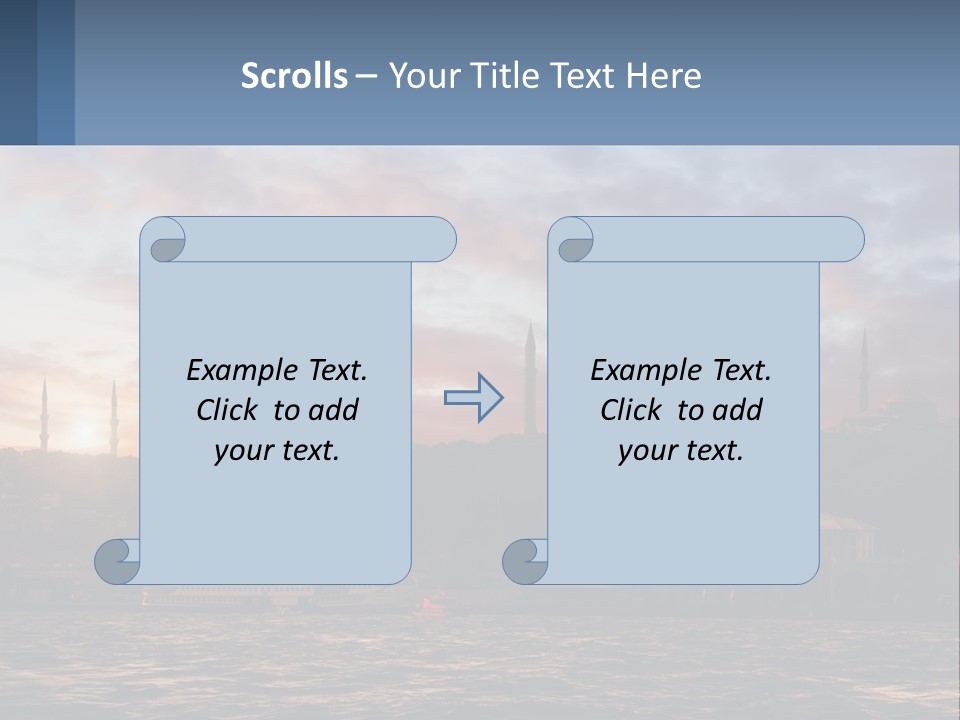 Coast Standing Calm PowerPoint Template