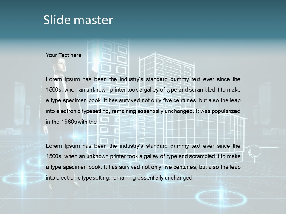 Woman Coastal Wellness PowerPoint Template