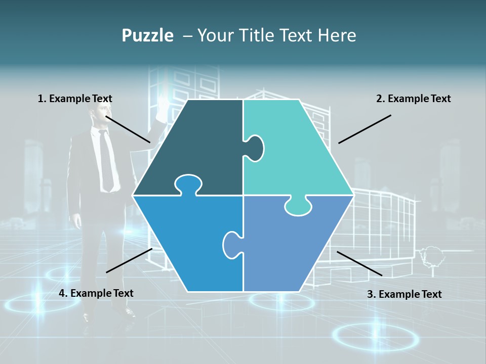 Woman Coastal Wellness PowerPoint Template