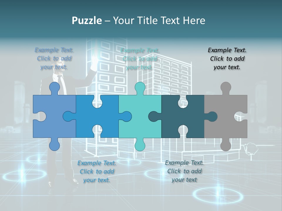 Woman Coastal Wellness PowerPoint Template