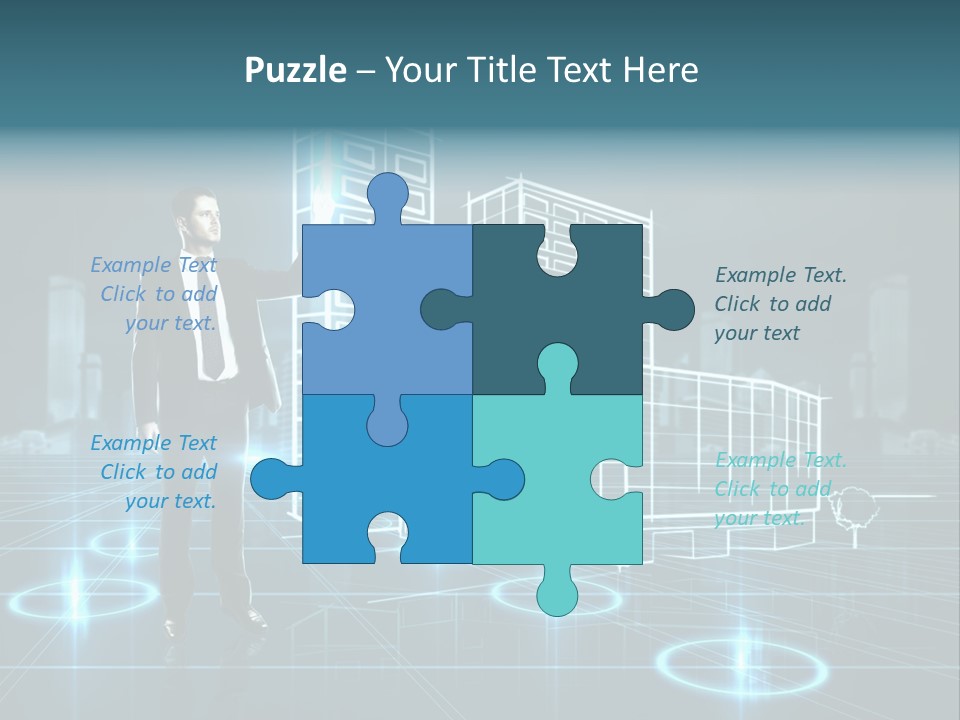 Woman Coastal Wellness PowerPoint Template