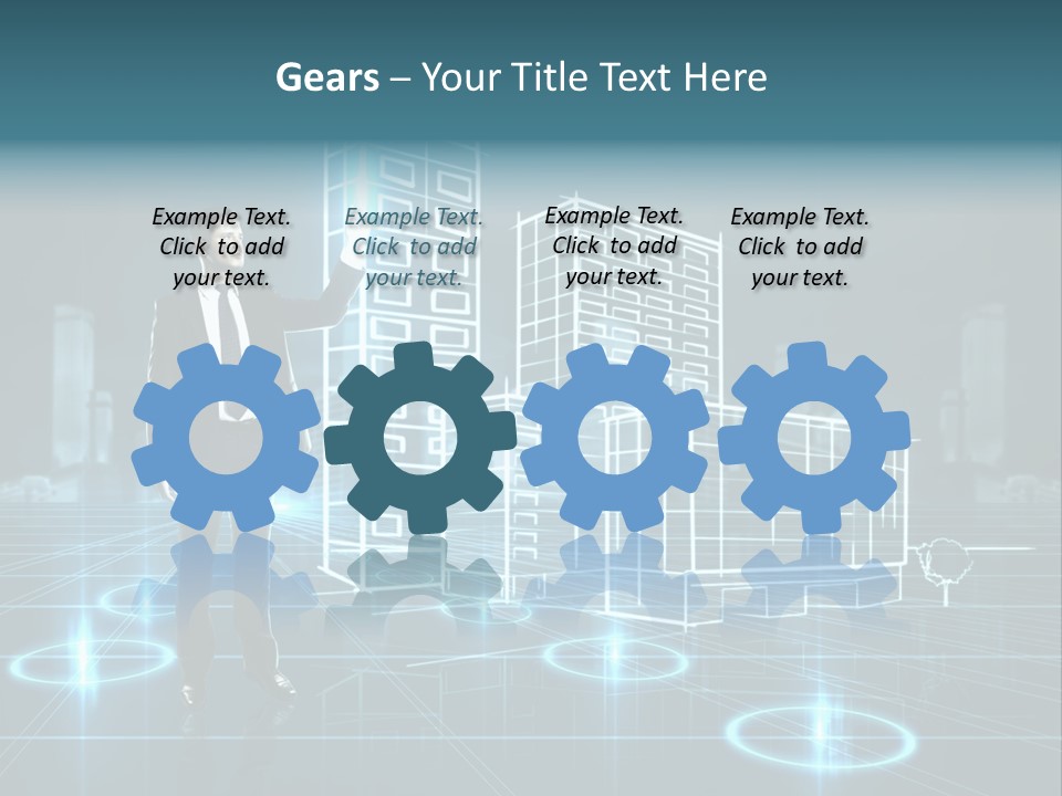 Woman Coastal Wellness PowerPoint Template