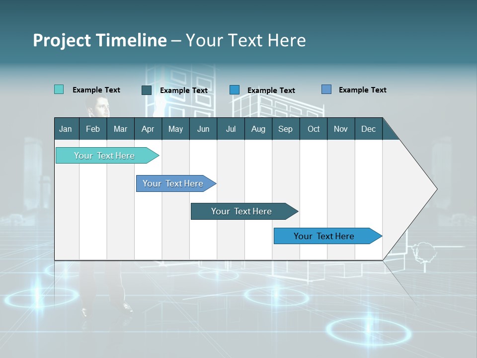 Woman Coastal Wellness PowerPoint Template