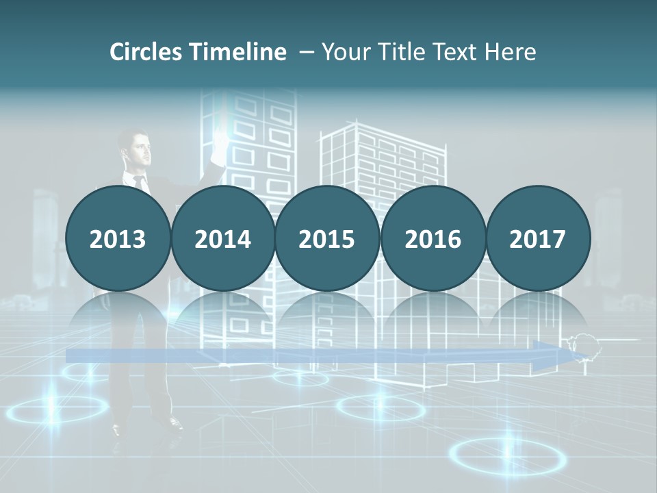 Woman Coastal Wellness PowerPoint Template