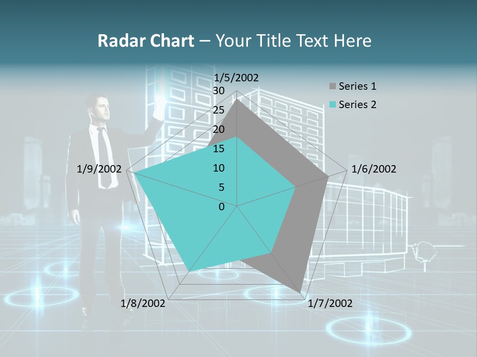 Woman Coastal Wellness PowerPoint Template