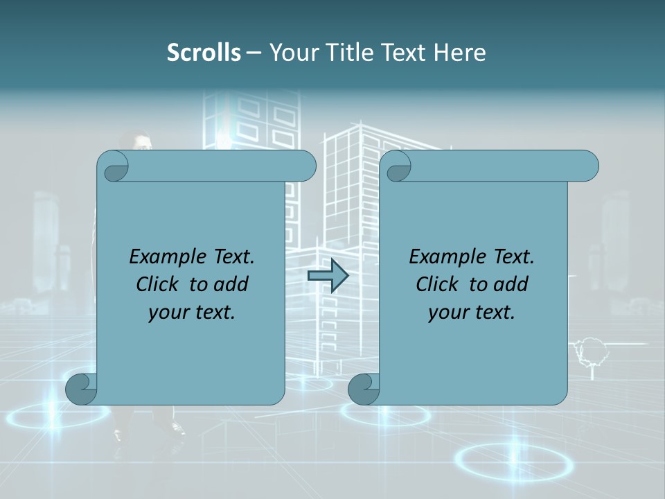 Woman Coastal Wellness PowerPoint Template