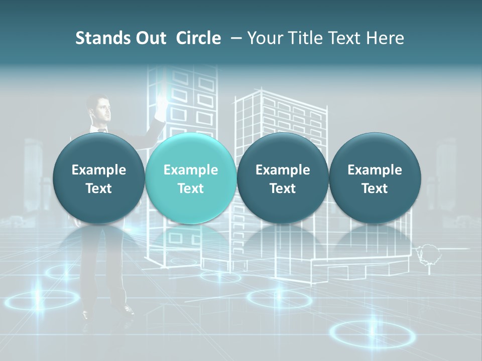 Woman Coastal Wellness PowerPoint Template