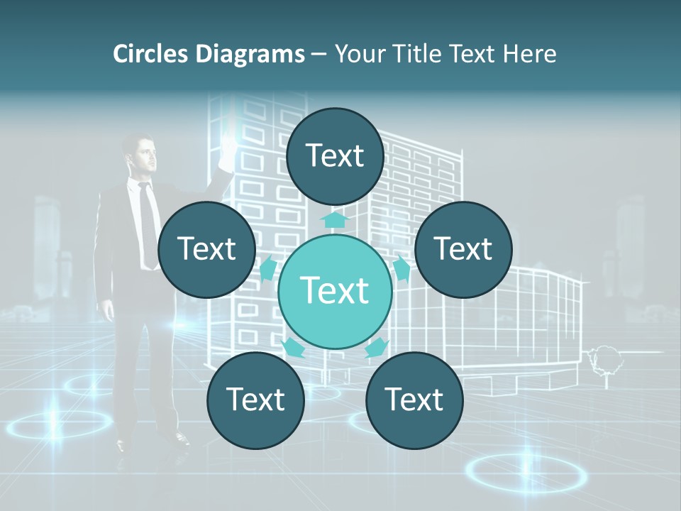 Woman Coastal Wellness PowerPoint Template