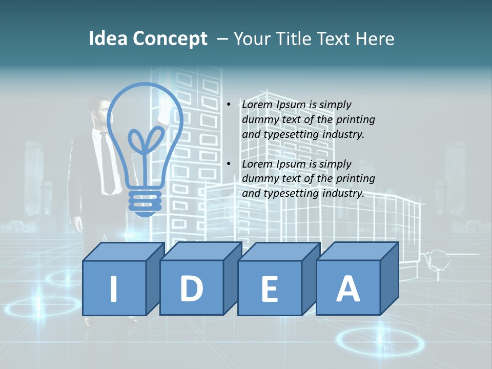 Woman Coastal Wellness PowerPoint Template