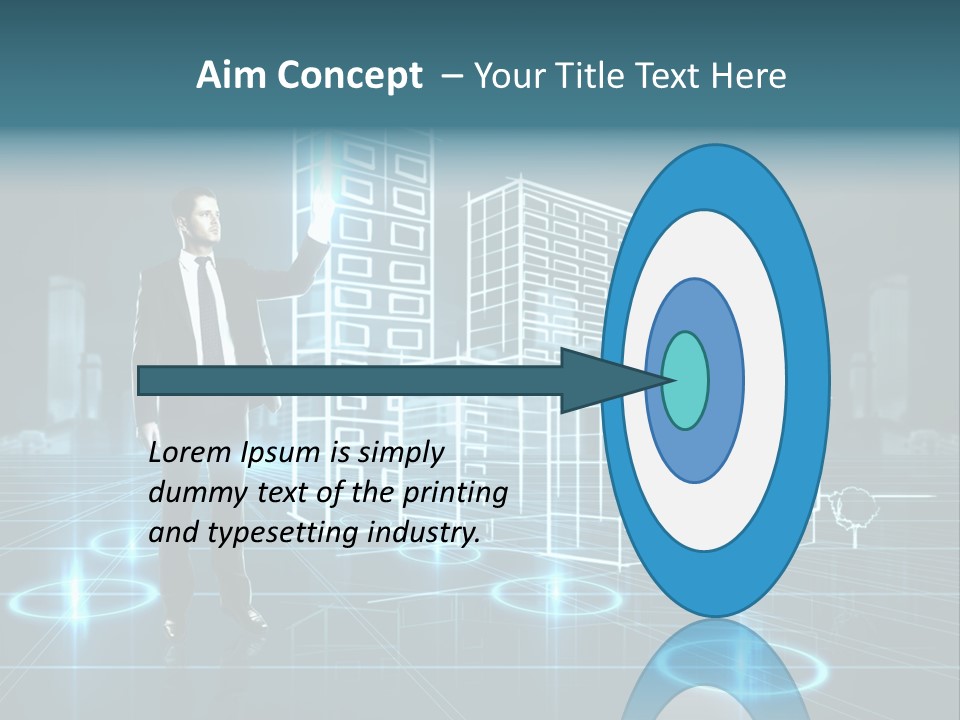 Woman Coastal Wellness PowerPoint Template